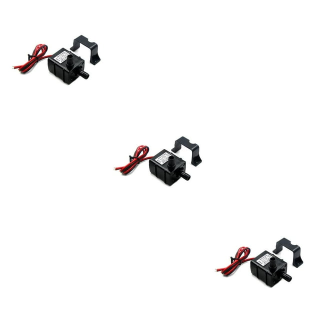 jesticaly DC 12V Water Cooling Pump Replacement DIY Mute PC Brushless Pumps Type 1 3Set