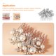 thumbnail image 2 of unbranded De Novia Con Y Pedrería Plateada Accesorio Chic Para Fiesta Y Especial, 2 of 5