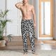 thumbnail image 2 of Fotbe Weave Geometric Pantalones de Pijama para Hombre, Pantalones de Dormir, Pantalones de Casa con Cintura Ajustable y Bolsillos-Large, 2 of 6
