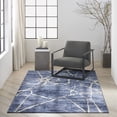 thumbnail image 3 of Calvin Klein River Flow Area Rug, 7'10" x 9'10", Blue, Rectangle, 3 of 9