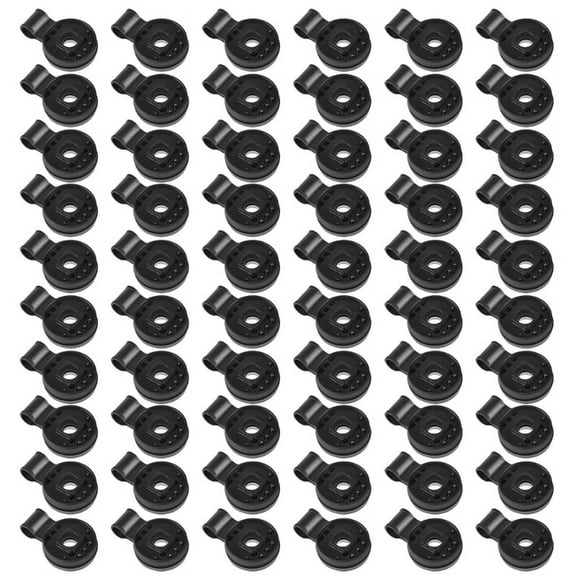 60Pcs Plastic Clips Protective Cloth Shade Cloth Plastic Clips Sun Sail Special Clip Shade Net for Garden Flower Plant