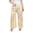 thumbnail image 4 of Pantalon palazzo a rayas Roman Fashion /Tallas Extras, 7164 (Amarillo) amarillo 42, 4 of 6