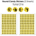 thumbnail image 5 of Big Dot of Happiness Grand Slam - Fastpitch Softball - Birthday Party or Baby Shower Candy Favor Sticker Kit - 304 Pieces, 5 of 8