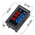 thumbnail image 5 of 2PCS 0.28Inch Digital Volt Amp Voltmeter Ammeter Meter DC 100V 50A 3 Bits Voltage Current Tester wi, 5 of 5