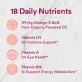 thumbnail image 5 of SmartyPants Women's Organic Multi & Vegetarian Omega 3 Gummy Vitamins with D3, C & B12 - 90ct, 5 of 11