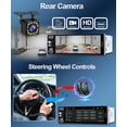 thumbnail image 4 of 6.5" Single Din Car Stereo, Wireless Apple CarPlay Android Auto, Car Bluetooth 5.2, Car Radio with HD In-Cell IPS Touchscreen,FM/AM/RDS, Dual USB Typ, 4 of 7