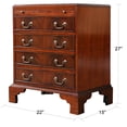 thumbnail image 2 of Small Mahogany Campaign Chest, 2 of 11