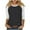 Black, variant on Aofany Women's T-shirt Mid-length 3/4 Sleeves Plus Size Tops Crew-Neck Casual Tee Blouses Shirts for Women