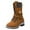 Brown, variant on Mid Calf Combat Boots for Women Winter Fashion Casual Platform Chunky Heel Non Slip Hiking Outdoor Sports Short Booties Brown Size 9