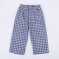 thumbnail image 5 of Toddler Baby Boys Summer Plaid Cropped Pants Pants Loose Casual Fashion Pants for Kids Size 3-4T, 5 of 7