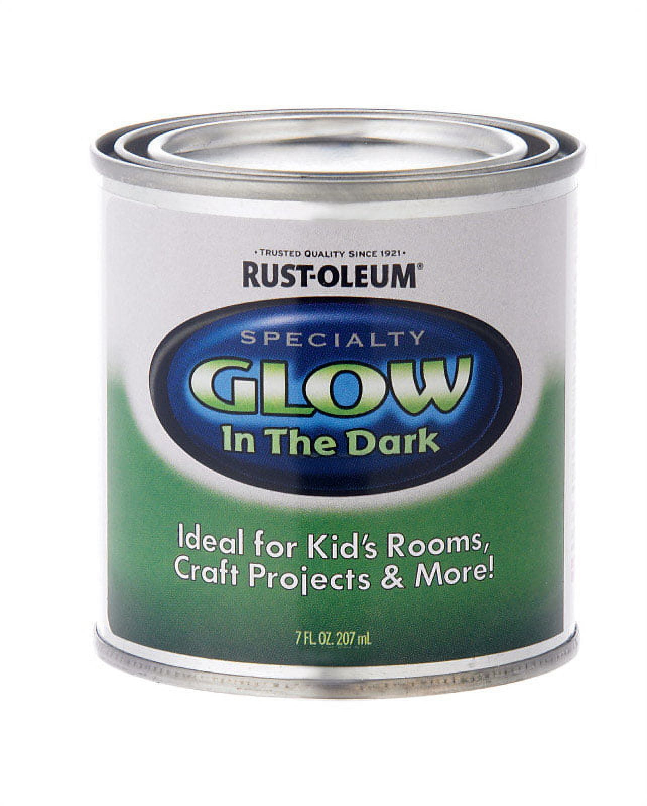 Rust-Oleum Specialty Glow in the Dark Flat Luminous Water-Based  Glow-in-Dark Paint Interior 8 oz