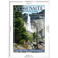 thumbnail image 5 of Art.com The Mist Trail - Yosemite National Park, California Art Print by Lantern Press, White Frame Wall Art, 21" x 29", 5 of 5