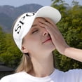 thumbnail image 3 of SERTG Women's Visor Summer Sun Hat Sun Protection Empty Hat Korean Version Travel Cool Hat Beach Hat Grass Hat Cycling Sports Cap(Coffee,Free Size), 3 of 7