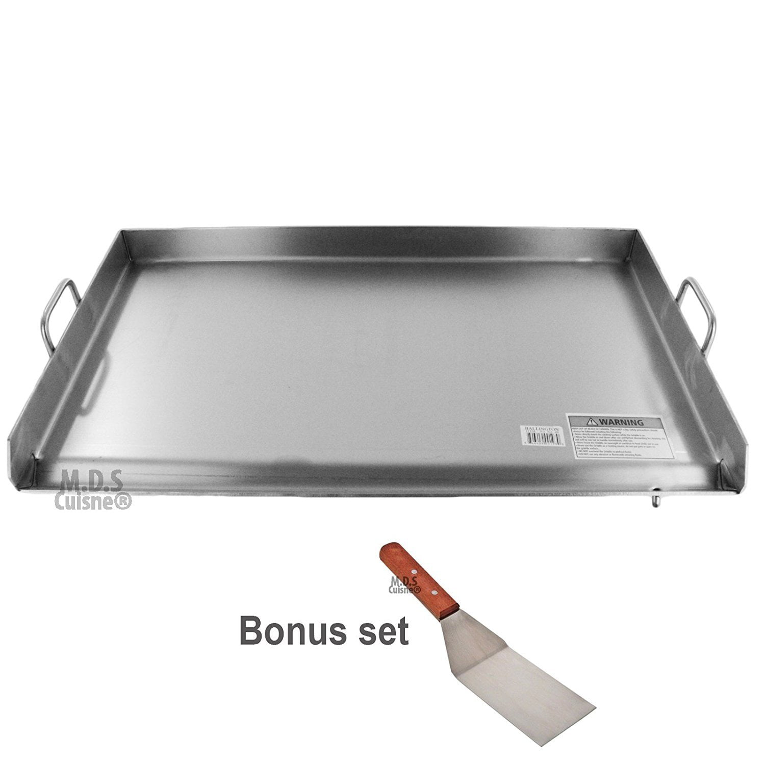 Griddle Stainless Steel Flat Top 36"x22" Comal Plancha Outdoor Stove Stainless Steel Comal Flat Top
