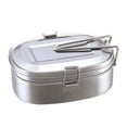thumbnail image 3 of Fiambreras Bento Soledad Acero Inoxidable Doble mediano, 3 of 10