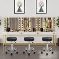 thumbnail image 2 of Silla giratoria de salón Rolling Stool Yaheetech, ajustable, negra, 2 of 9