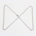 thumbnail image 2 of Tarnish Resistant 304 Stainless Steel Cable Chain Necklace Making with Lobster Claw Clasps Stainless Steel Color 23.6 inch(59.9cm), 2 of 2