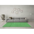 thumbnail image 3 of Ahgly Company Indoor Square Oriental Emerald Green Industrial Area Rugs, 5' Square, 3 of 4