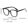 thumbnail image 4 of YWIYIUD 3PCS Vintage SquareShaped Blue Light Glasses Suitable for Adults and Teens Lightweight and Fashionable Computer Gaming Eyeglasses for EyeStrain Reliefing, 4 of 7