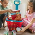 thumbnail image 6 of Melissa & Doug Fill and Roll Grocery Basket Play Set With Play Food Boxes and Cans (11 pcs), 6 of 10