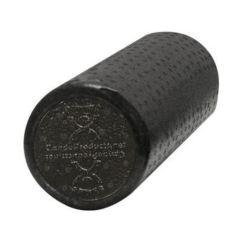 CanDo Exercise Foam Rollers Black Composite Extra Firm 6 In. x 12 In. Round, Case of 36