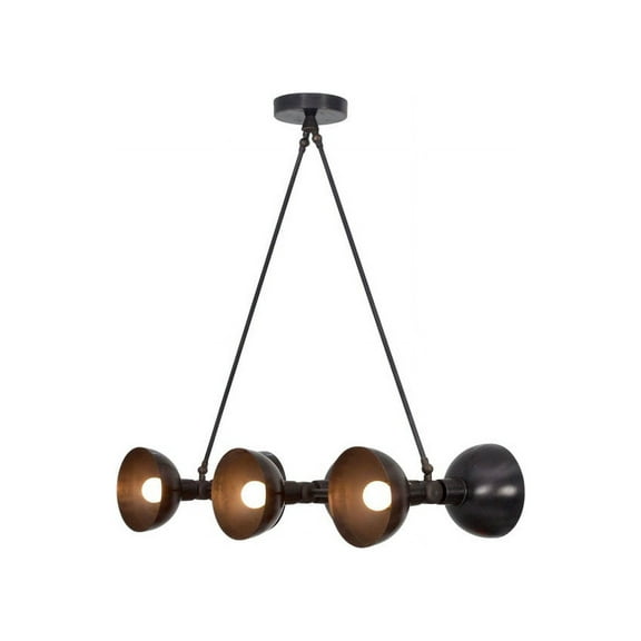 6 Light Modern Raw Brass chandelier light Fixture