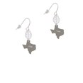 thumbnail image 2 of Delight Jewelry Stainless Steel Home is Texas - Silvertone Leaf French Earrings, 2 of 5