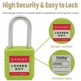 thumbnail image 3 of Unity Safety Lockout Tagout Keyed Alike Padlock 1-1/2''(40mm) for Electrical, Machines, Pluming, Circuit Breaker Lockout Locks (10 Pack), 3 of 6