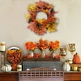 thumbnail image 3 of halloween decor Halloween door wreaths, maple leaf wreaths, autumn and winter wreaths, Christmas and Thanksgiving family decorations, 3 of 6