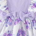 thumbnail image 6 of LAPAKIDS Baby Girl Clothes Baby Girl Dresses 12-18 Months Floral Ruffle Romper Princess Dress Outfits, 6 of 7