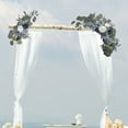 thumbnail image 3 of 2 Pieces Hanging artificial flowers Swag Simulation Garland Wedding Arch Flowers for Wedding Arbor Ceremony Front door Centerpiece ,, 3 of 7