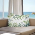 thumbnail image 2 of Outdoor Waterproof Pillow Covers Pack of 2, Summer Eucalyptus Leaf Plant White Background Farmhouse Decorative Throw Pillowcases Cushion Covers for Garden Patio Tent Sofa Couch, 20x12 inch, 2 of 8