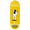 Yellow, variant on Blackriver Fingerboard Deck - BR Hand Yellow, 33mm