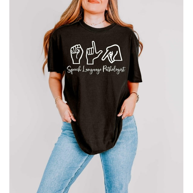 Speech Therapy Pathologist shirt, SLP shirt, Speech Pathology Gift, Language Pathologist s - As Picture - L
