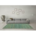 thumbnail image 3 of Ahgly Company Indoor Rectangle Oriental Light Blue Modern Area Rugs, 5' x 7', 3 of 4