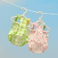 thumbnail image 3 of CBFFDC Camisole pour Chiot Confortable Douce Imprimé à Carreaux d'Été, 3 of 7