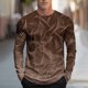 thumbnail image 1 of Blusas y camisas de manga larga con cuello redondo, moda casual para hombre, estampado deportivo, blusas de manga larga con cuello redondo, camisas para hombre, blusa de poliéster, 1 of 5