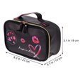 thumbnail image 2 of Niceauty 1Pc Portable Black Makeup Bag with Multiple Compartments for Organized Storage, 2 of 8