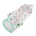 thumbnail image 2 of Sudadera con capucha para perro con estampado de árbol de Navidad verde sobre blanco, suave y cálida para perros y gatos pequeños y medianos (talla L), 2 of 14