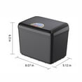 thumbnail image 3 of Wovilon Mini Car Trash Can Bin With Lid, Car Vehicle Trash Can Bin,Car Garbage Trash Can Storage For Front Back Seat Accessories For Office, 3 of 9