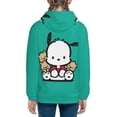 thumbnail image 2 of Sanrio Pochacco Kids' Hoodie 3d Print Sweatshirt Soft Pullover Hooded With Big Pockets Fans Gifts For Boys Or Girls Small, 2 of 7
