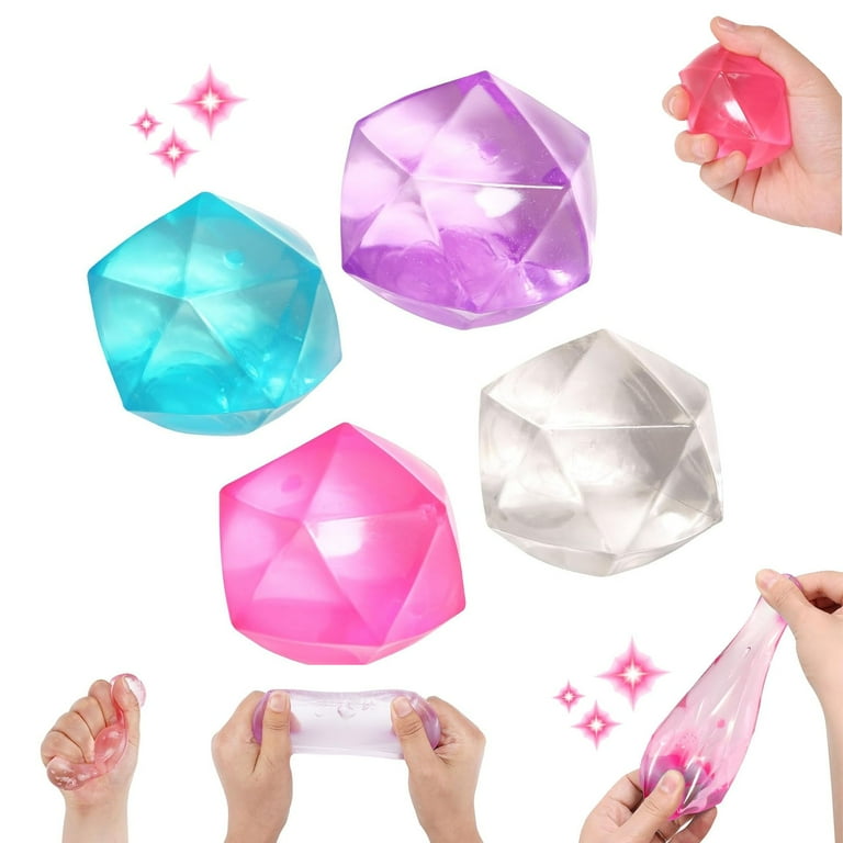 4 Pezzi Palle Antistress,Giocattolo Palla Antistress,Pallina Antistress