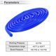 thumbnail image 4 of Ofertas únicas 1 pieza de manguera de vacío de silicona de alta temperatura 20 pies 13/16" 20 mm ID 3 mm de grosor línea de vacío automotriz 130 PSI de presión máxima azul, 4 of 6
