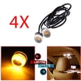 thumbnail image 5 of CCIYU 4 PCS High Power White 5730 Epistar 9W LED for Eagle Eye Bumper DRL Fog Light Motorcycle Light Daytime Running DRL Tail Backup Light (yellow), 5 of 5