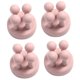 thumbnail image 5 of Ganchos de Clip Perfecl para cables colgadores de toallas organizador de cables USB Gancho de almacenamiento Rosa, 5 of 8