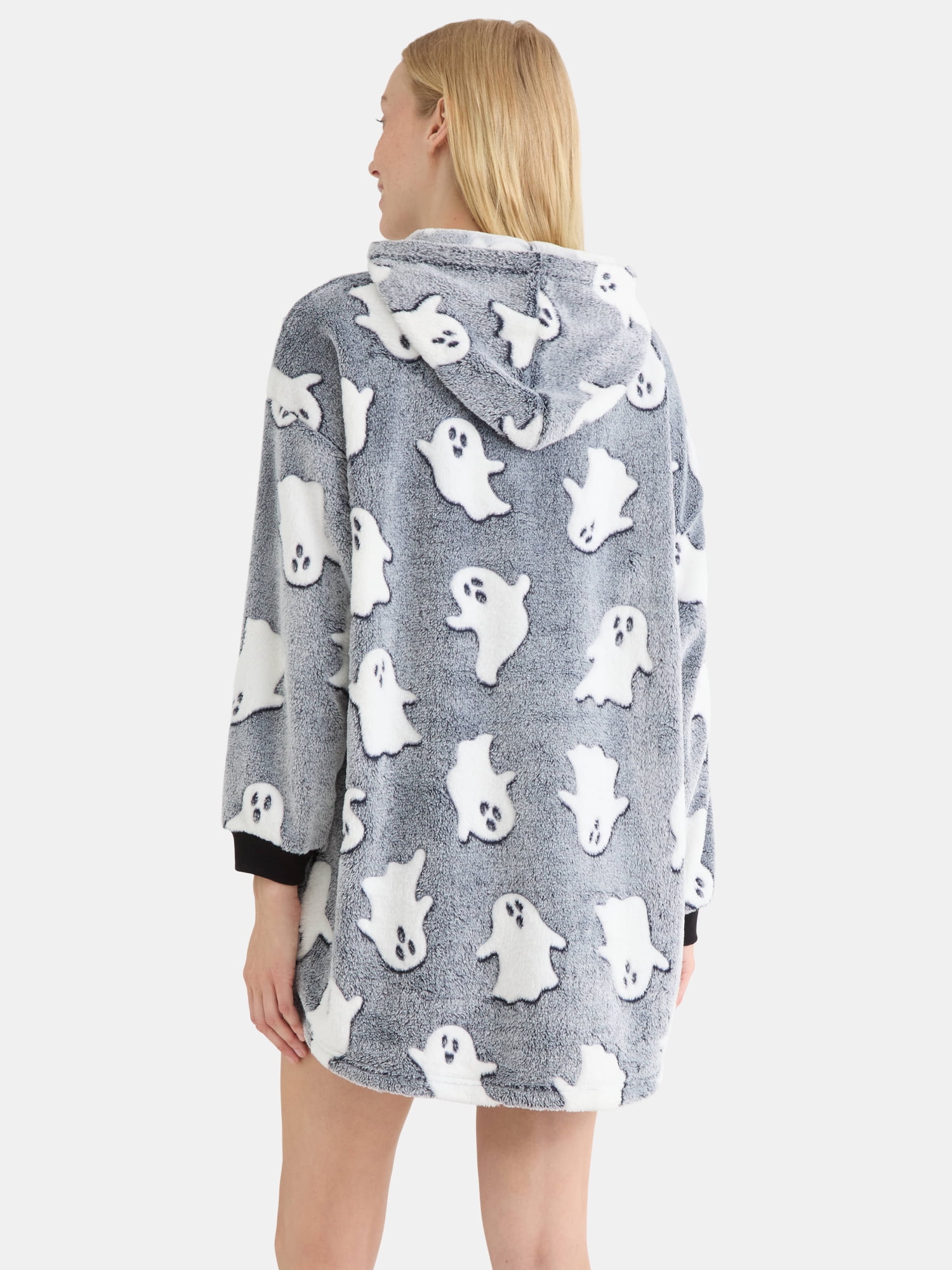 Halloween Women’s Hooded Lounger from Way To Celebrate, Sizes S-3X