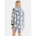 thumbnail image 3 of Halloween Women’s Hooded Lounger from Way To Celebrate, Sizes S-3X, 3 of 5
