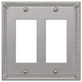 thumbnail image 1 of AMERELLE 74RRBN Wall Plate, 2 Rocker, 1 of 5