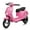 Pink + Polypropylene, variant on 24V 250W Powerful Electric Scooter W/12" Air-Filled Tires,Hand Accelerator & Brake,Dual Rear Suspension,High/Low Speed,MP3 Player with Bluetooth,Slow Start for Safe & Smooth Ride,Recommended age: 8+