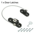 thumbnail image 3 of Uxcell Cabinet Locks Keyed 180mm Long String 55x16mm Black, 3 of 5